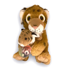 Load image into Gallery viewer, Animal plushie with baby
